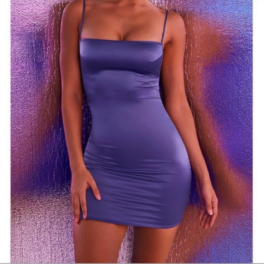 Oh Polly Satin Dress